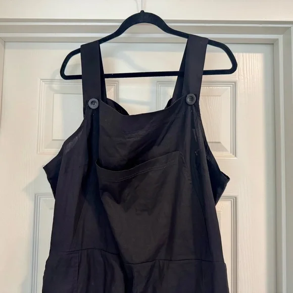 Nooworks Twill Classic Black Jumpsuit NWT - Picture 5 of 9